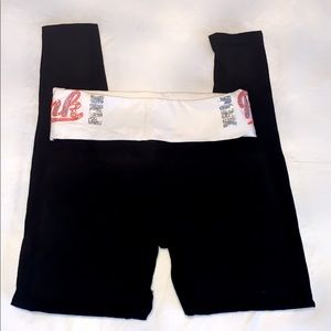 PINK Sequin waistband leggings